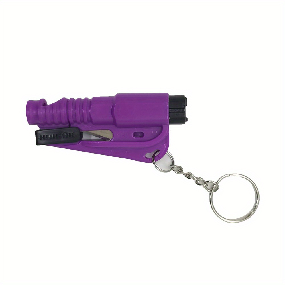 Portable Glass Breaker Key Ring Cutter Car Emergency Escape Tool