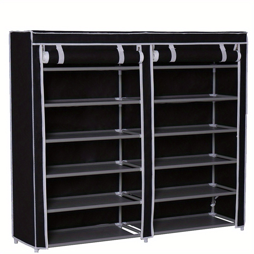 Stylish And Durable Dust Cover Shoe Cabinet Shoe Rack With - Temu