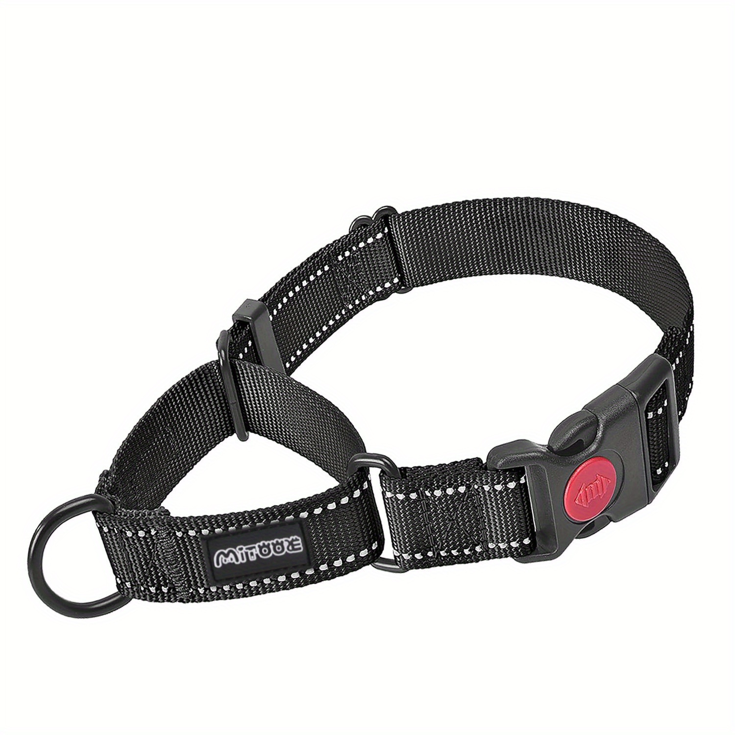 E-shop MITOOE 1 Stück Reflektierendes Hundehalsband mit Sicherheitsverriegelung, 1 Zoll breit, für kleine, mittelgroße und große Hunde zum Training und