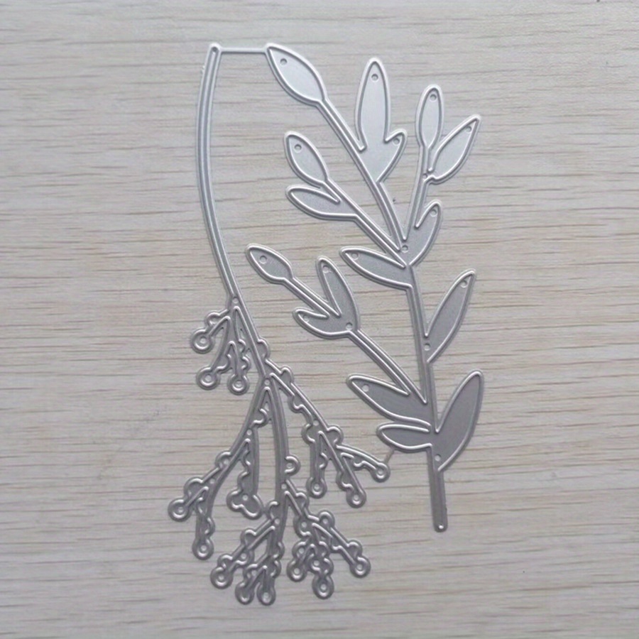 2 Branches Diy Metal Cutting Molds - Photo Album Decorations And Embossed Crafts.