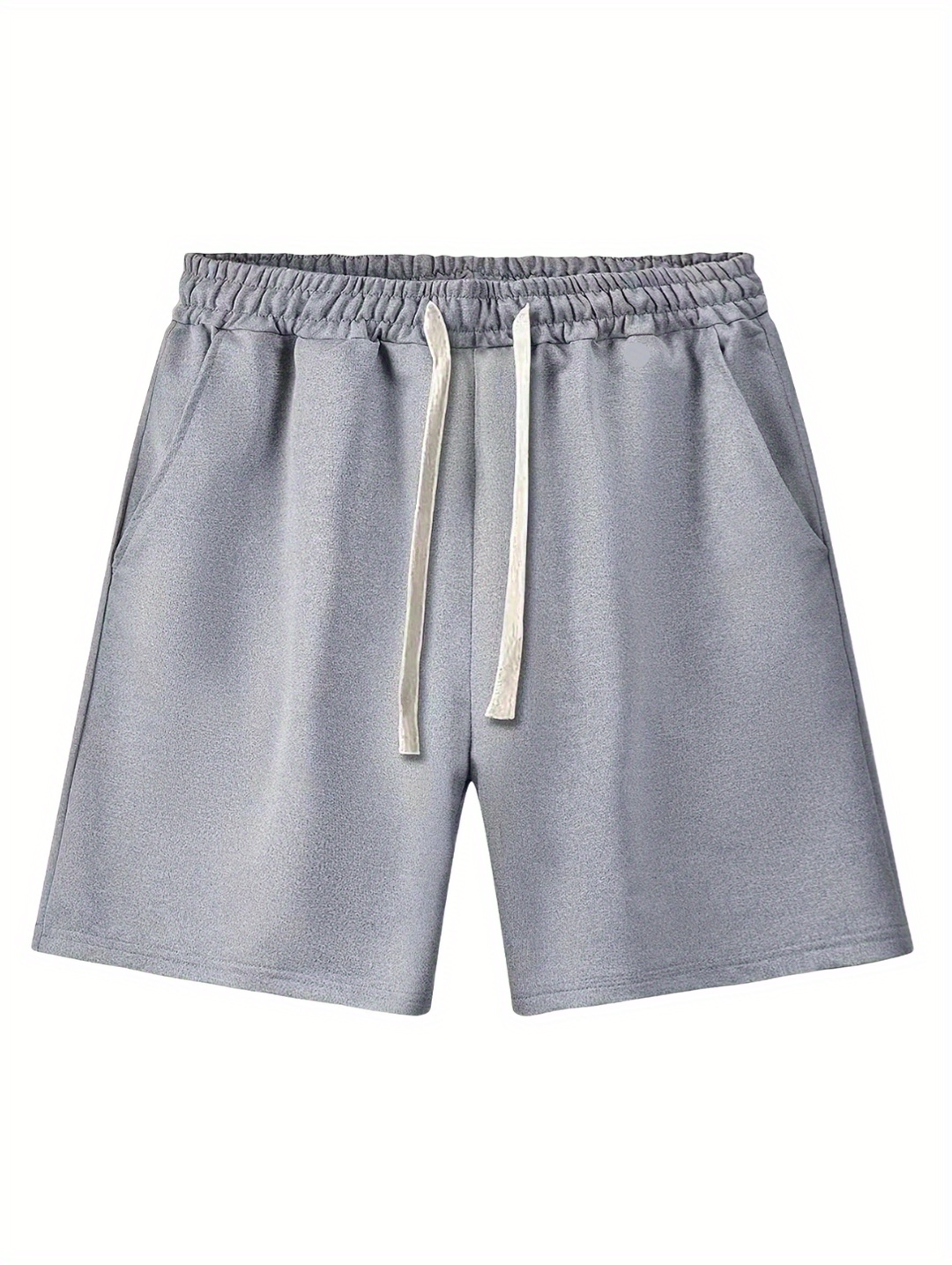 B91xZ Men's Stretch Training Short Quick Dry Running Shorts With Zipper Pocket Gray Xxxxl