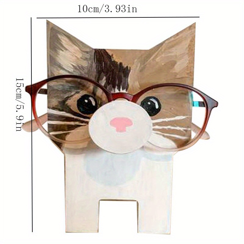 Fashion Wooden Eyeglasses Holder Creative Animal Shape Eyes Glasses Display  Stand Sunglasses Home Office Desktop Dcor
