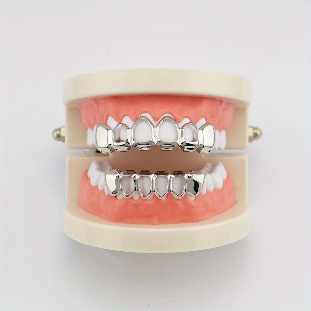 Dents Hip Hop plaquées 14k, dents polies Grillz Grillz dents Grillz