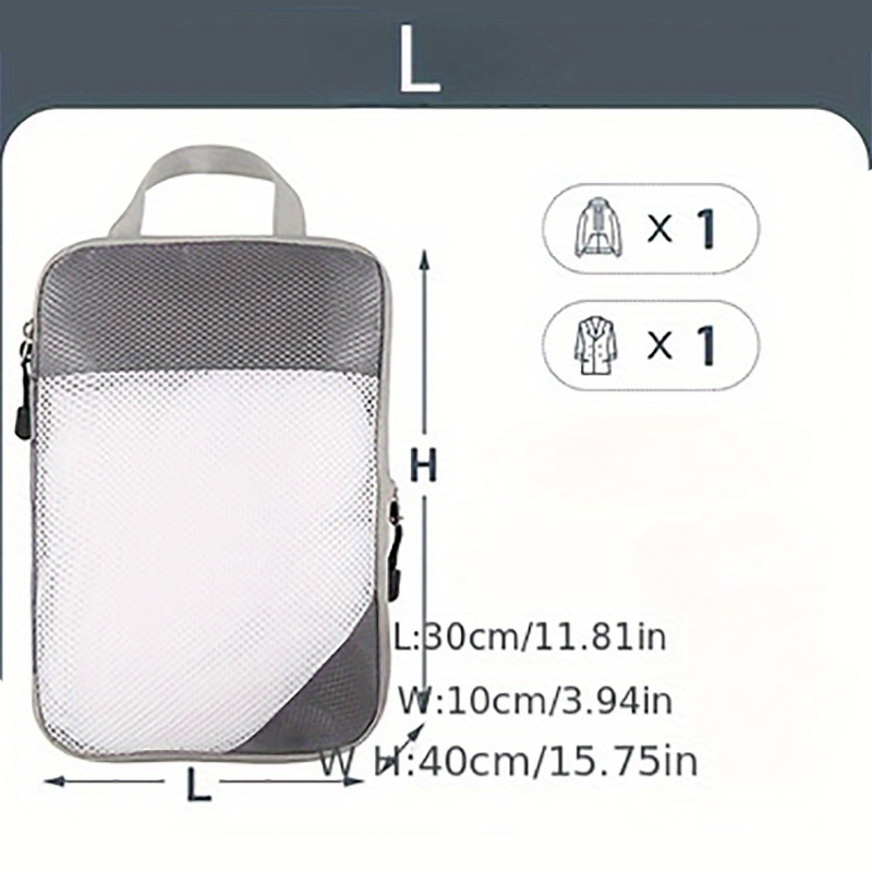 Large Compression Shoe Bag for Travel