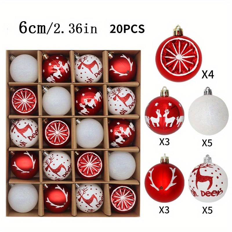 1 set christmas ball classic gift box christmas balls christmas ornaments christmas tree decor christmas decor xmas decor christmas tree ornament decor christmas decorations 2023 christmas decorations christmas decorations for home details 4