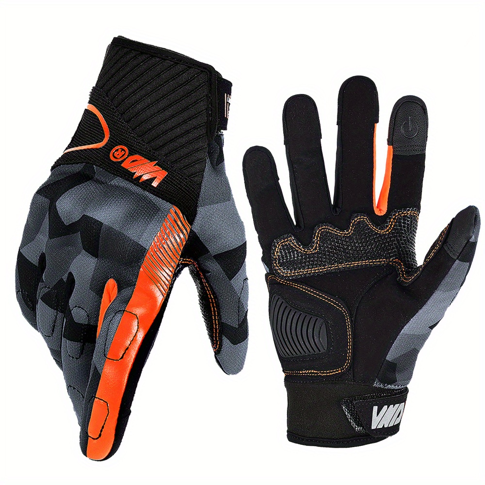 Motorcycle Gloves Leather Racing Moto Luvas Full Finger