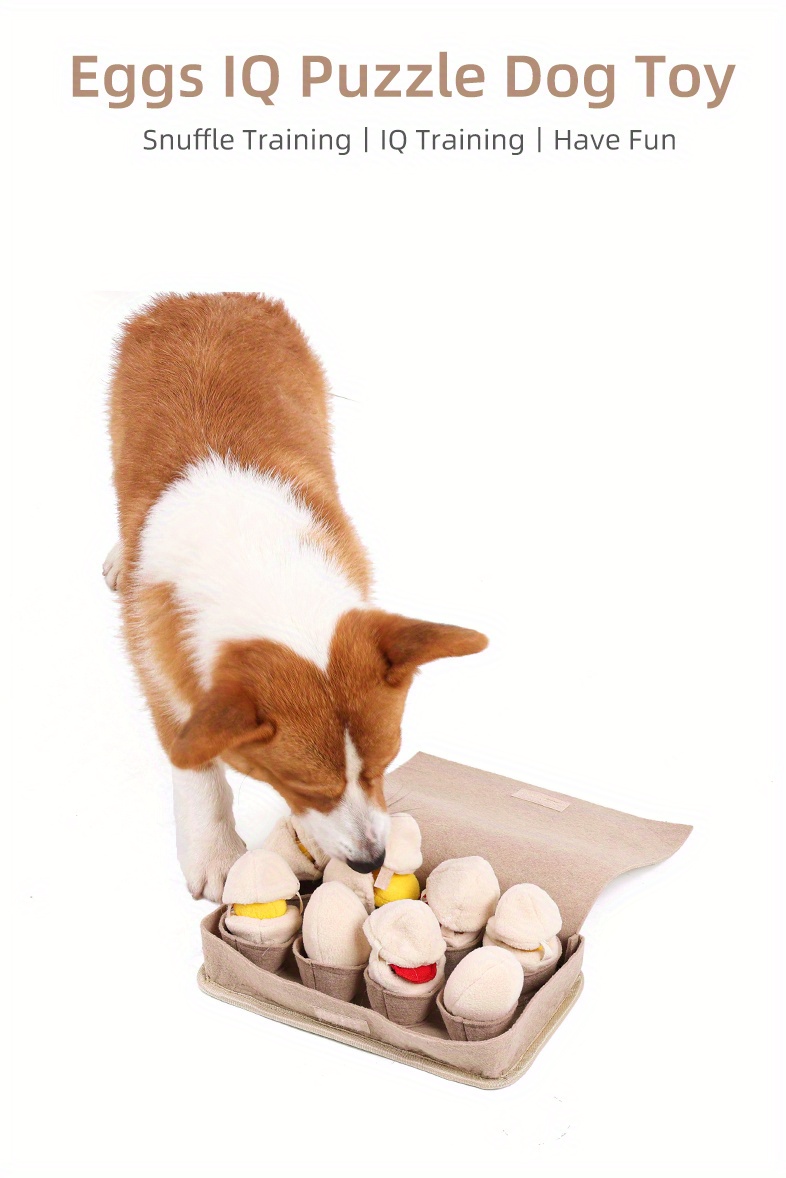Dog Puzzle Toys Squeaky Plush Snuffle Dog Toy Game Iq Training Foraging Pet  Gift