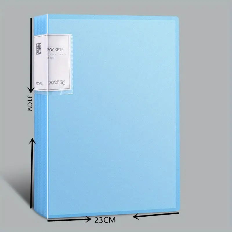 A4 Binder With Plastic Sleeves 30-pocket Presentation Book, Portfolio  Folder With Clear Sheet Protectors, Displays 60-page Documents,  Certificates, Important Papers - Temu Philippines