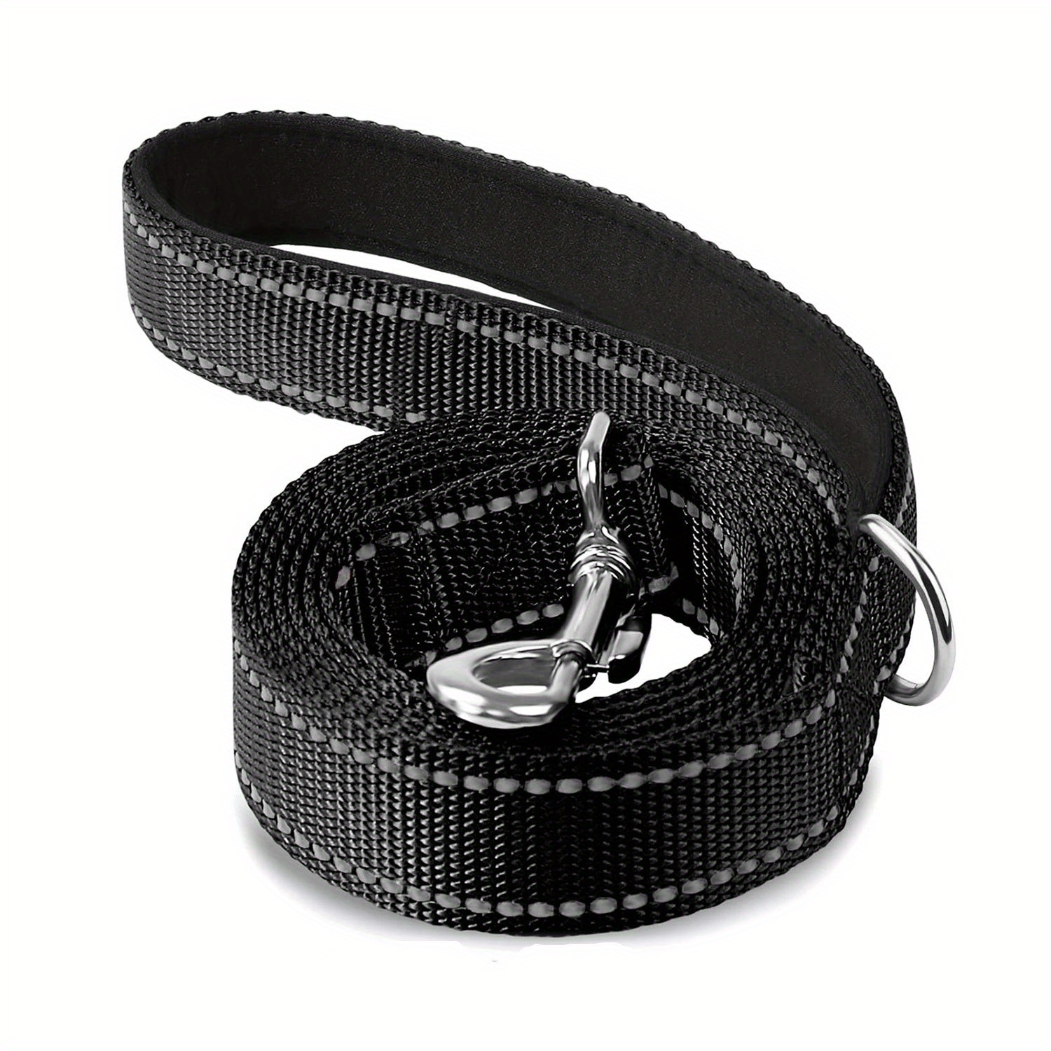 TEMU MITOOE 1 pz Guinzaglio per cani riflettente a un in neoprene imbottito traspirante largo 1 pollice, guinzaglio per animali domestici 6FT/5FT/4FT