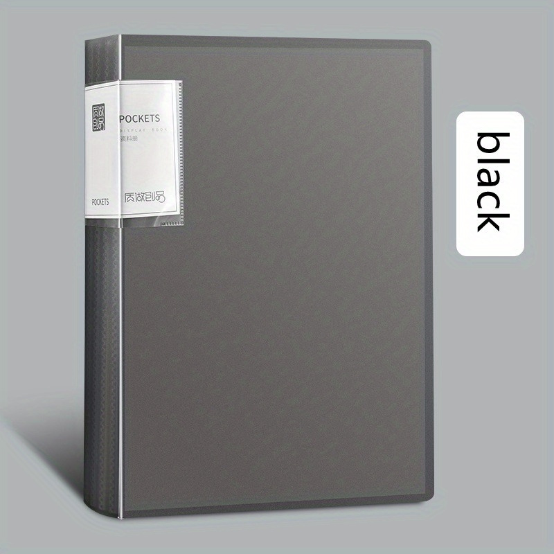 Binder with Plastic Sleeves Folder with Plastic Sleeves 30- Pocket