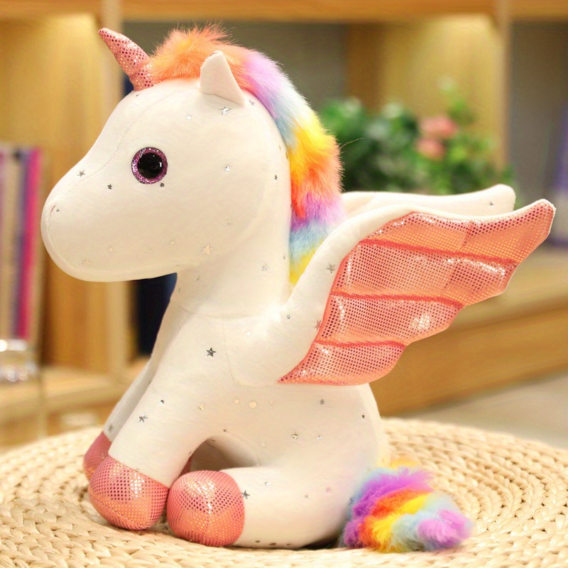 Cute Unicorn Keychain Plush Toy Key Chain Ornament Christmas - Temu