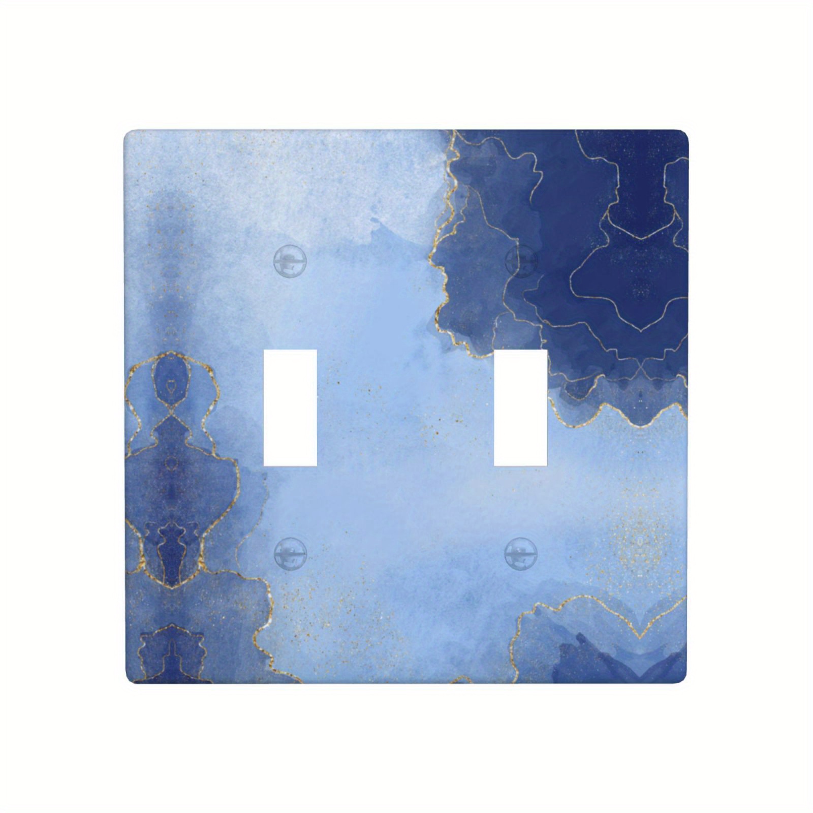 Marble Texture 2 Gang Wall Plate Covers Decorative Light Temu