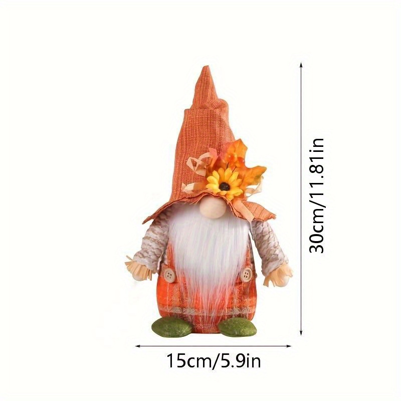 happy Thanks Giving Watercolor Dwarf Gnome - Temu