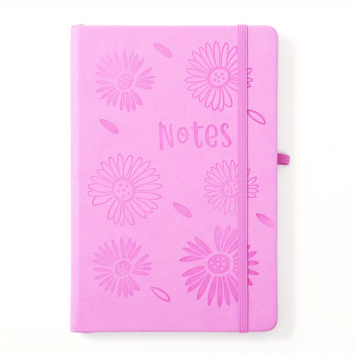 A5 Flower PU Notebook 14 48x21 08cm Thickened Paper - Home Office School Use