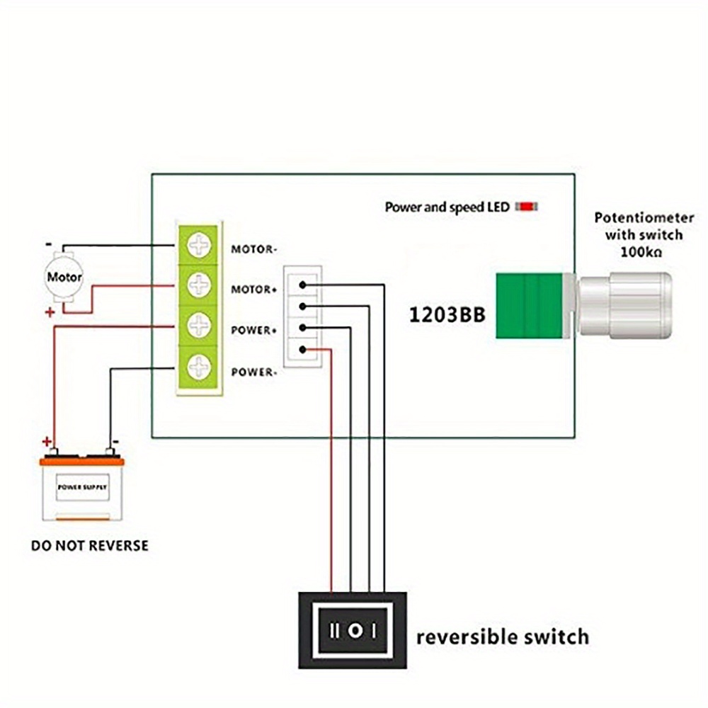 6v 12v 24v 28v 3a Pwm Motor Speed Controller - Temu