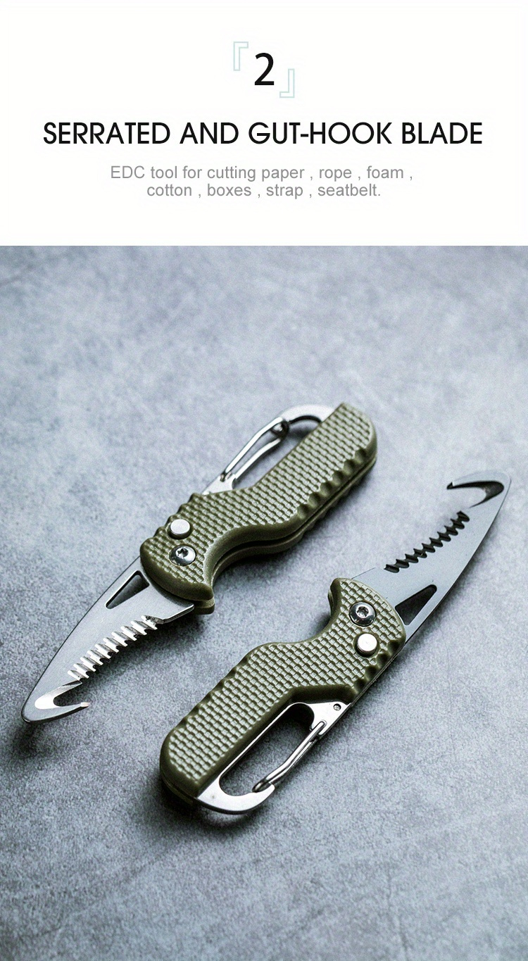 Portable Multifunctional Knife Stainless Open Express Parcel - Temu