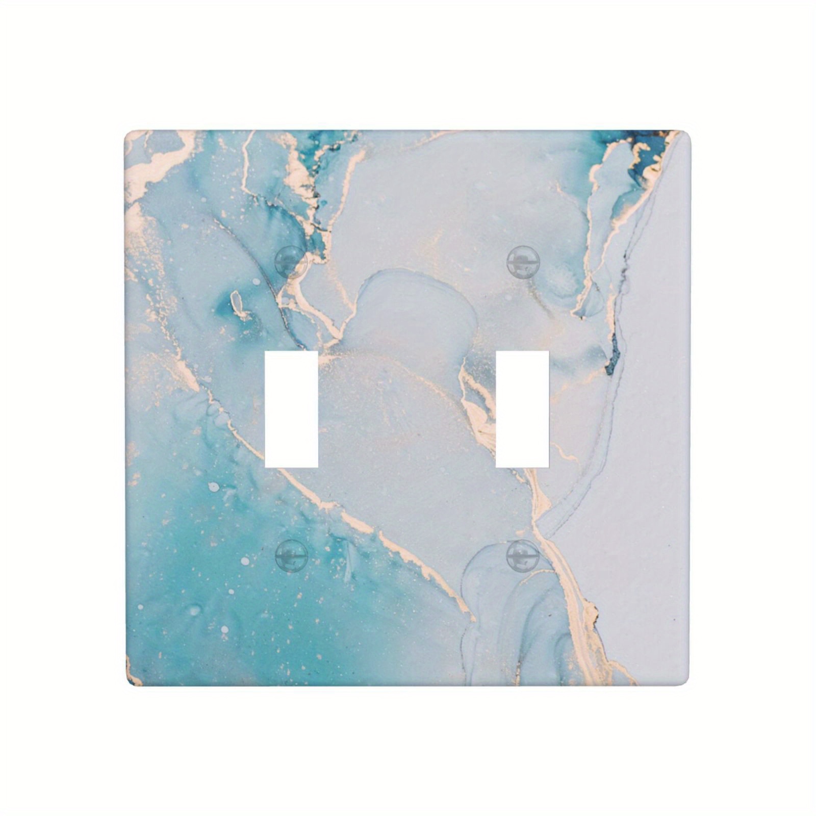 Marble Texture 2 Gang Wall Plate Covers Decorative Light Temu