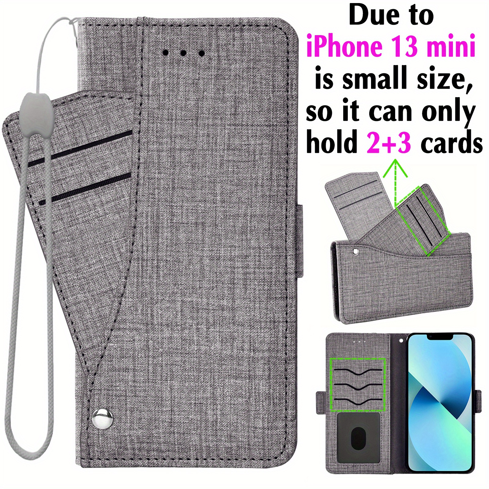 Wallet Phone Case Iphone 5/5s/5se/6/6s/7/8 Plus/se - Temu