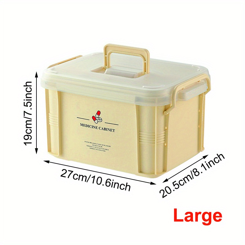 Large Storage Box with Handle, Storage Case With Handle