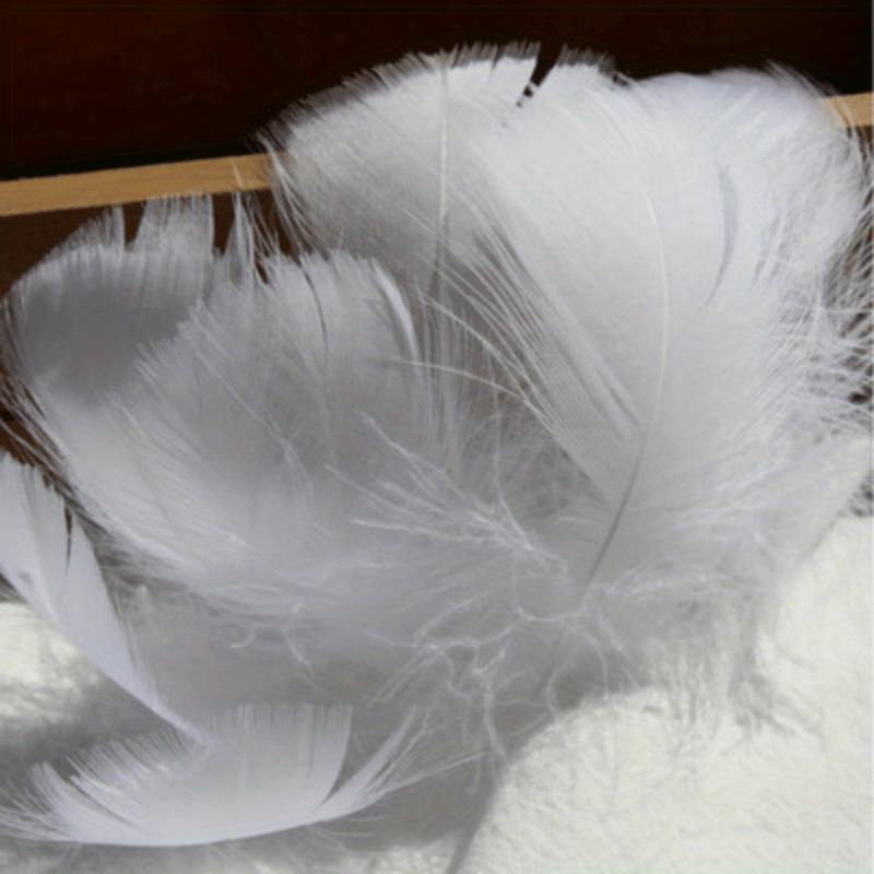 White Feathers Crafts, White Feathers Goose, Jewelry Accessories