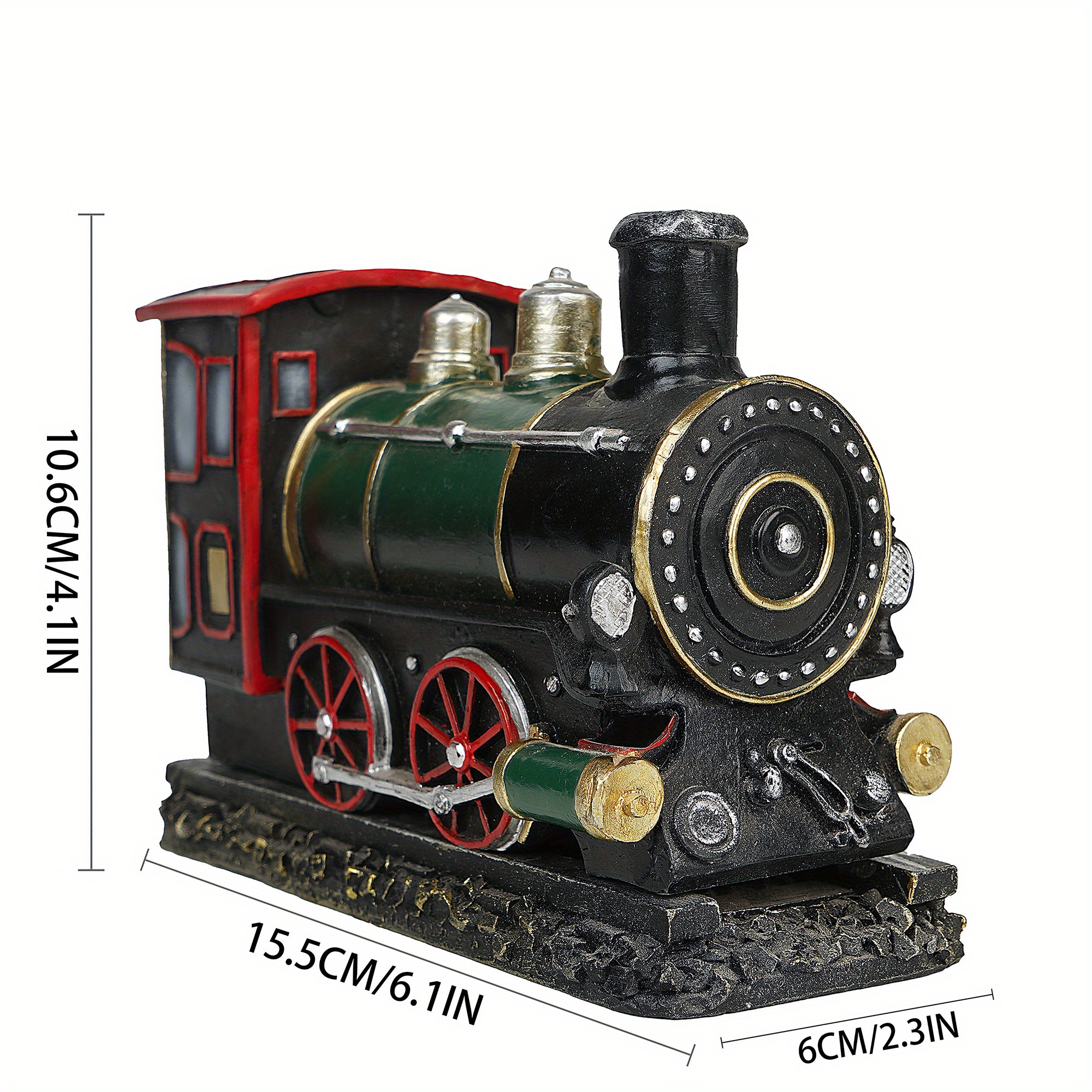 Train Resin Incense Holder - Fashionable Home Decor For Meditation And
