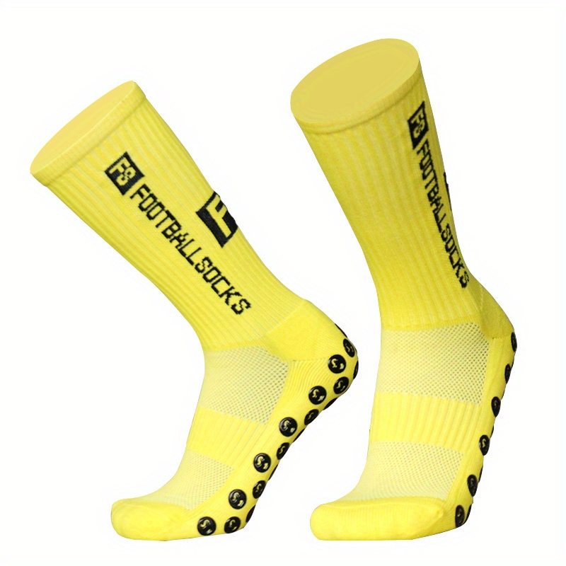 2/3 Di Calze Antiscivolo In Silicone Unisex, Calze Sportive In Spugna  Spessa, Calze Da Calcio, Calze Da Calze Sportive Da