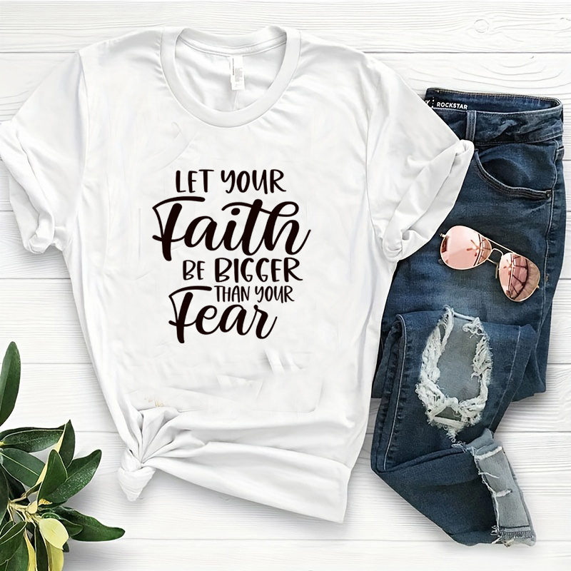 Faith Over Fear Iron On Patches For Clothing Diy Heat - Temu