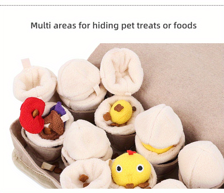 Eggs IQ Puzzle Dog Toy Snuff Training Egg Pet Blind Box Interactive Toys  Holiday Gift For Dog Pet