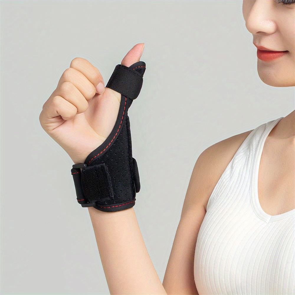 Thumb Spica Splint- Thumb Brace for Arthritis or Soft Tissue Injuries,  Lightweight and Breathable, Stabilizing and not Restrictive, Fits Both  Hands, a