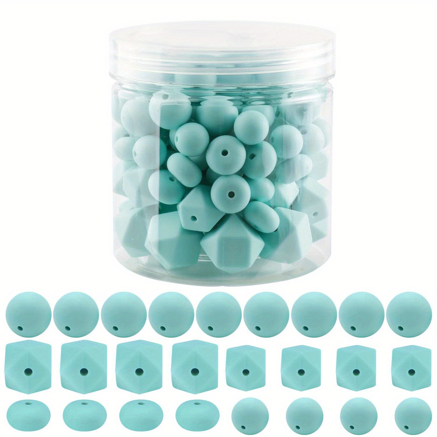 Silicone Beads Bulk Kit Mixed Styles Silicone Beads For - Temu