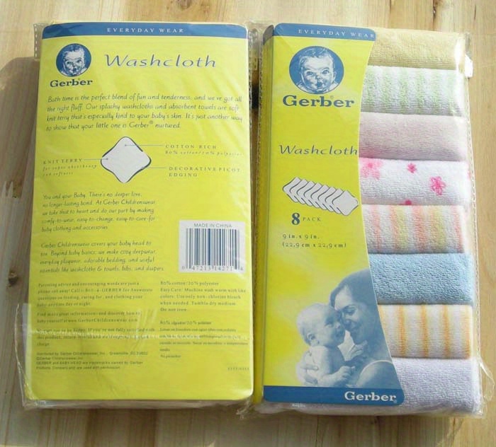 Supply Cotton-polyester children's small square towel absorbent soft towel  children's towel.