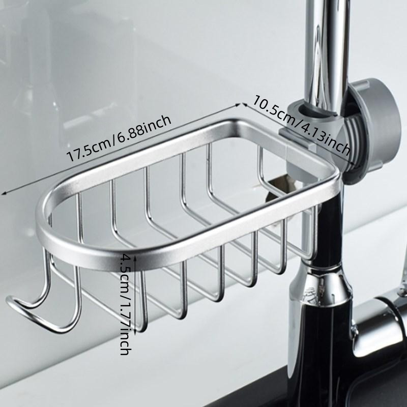Kitchen Sink Drain Rack Sponge Storage Faucet Holder Soap Space