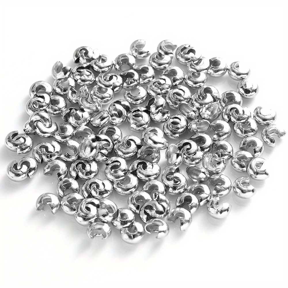 Stainless Steel Stopper Beads  End Cap Bead Making Findings