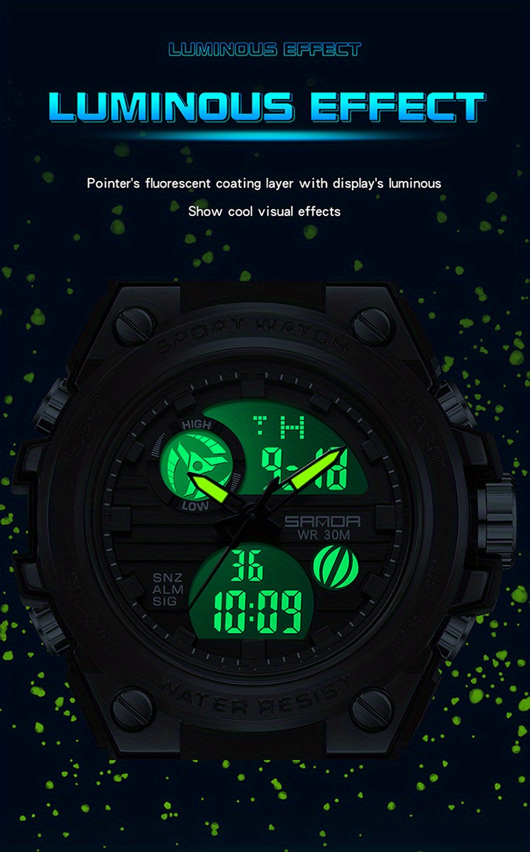 Casio reloj de natación para hombre, Verde