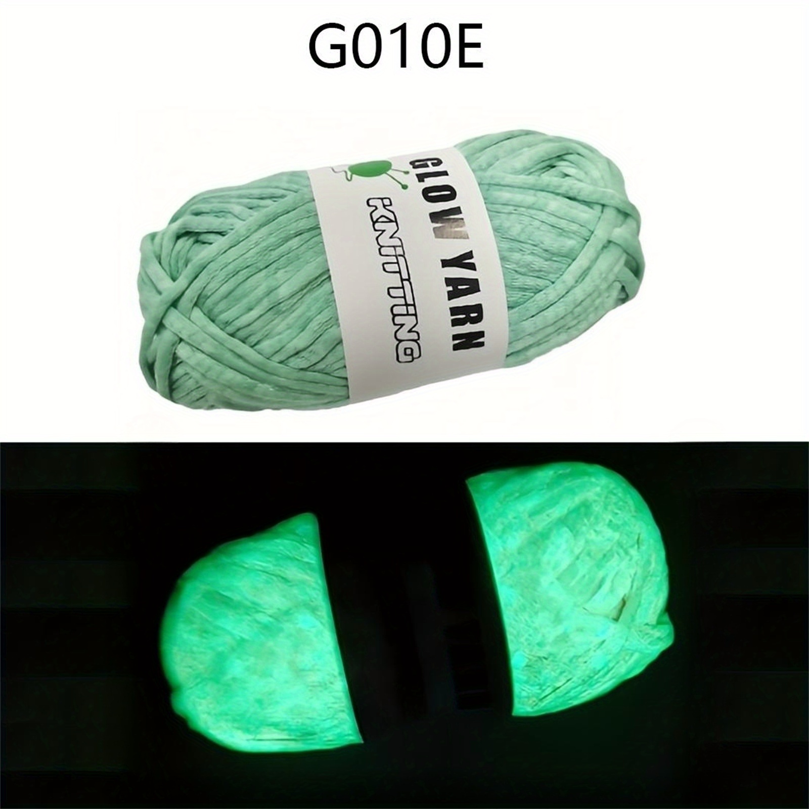 Luminous Knitting Glowing Crochet Yarn, Thick Glow In The Dark Yarn For  Crochet, Glowing Yarn For Knitting, Crocheting, Crafts Sewing Beginners -  Temu Philippines