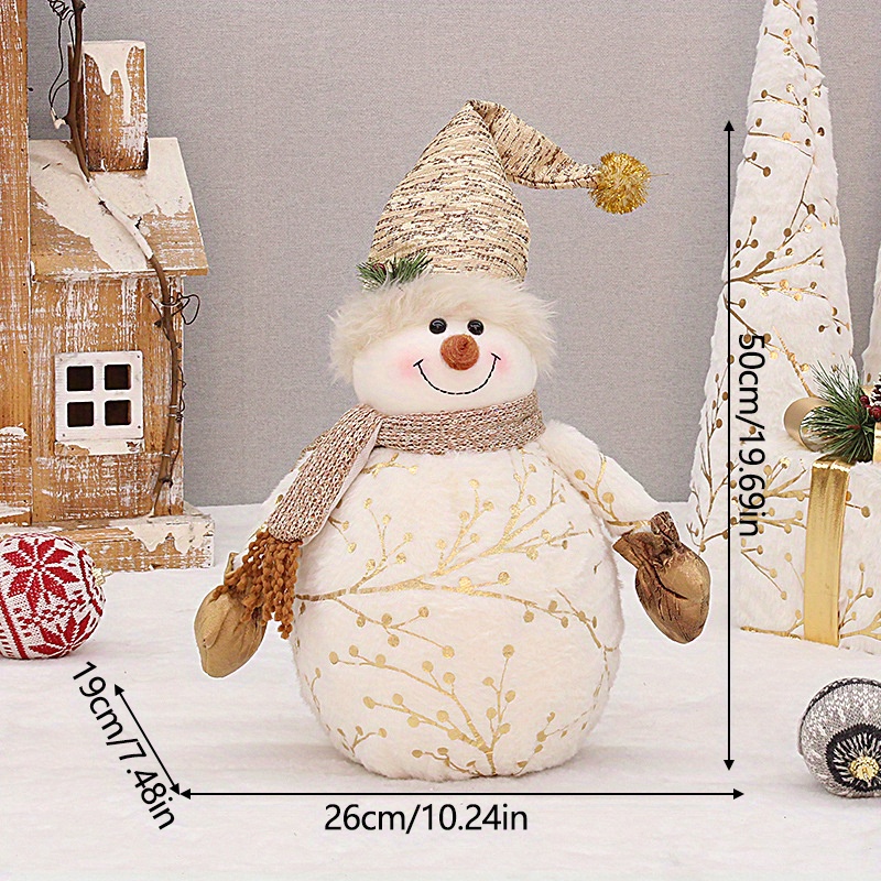 6 Pcs DIY Mini Snowman Hats Crafts Doll Decor Princess Accessories Decorate