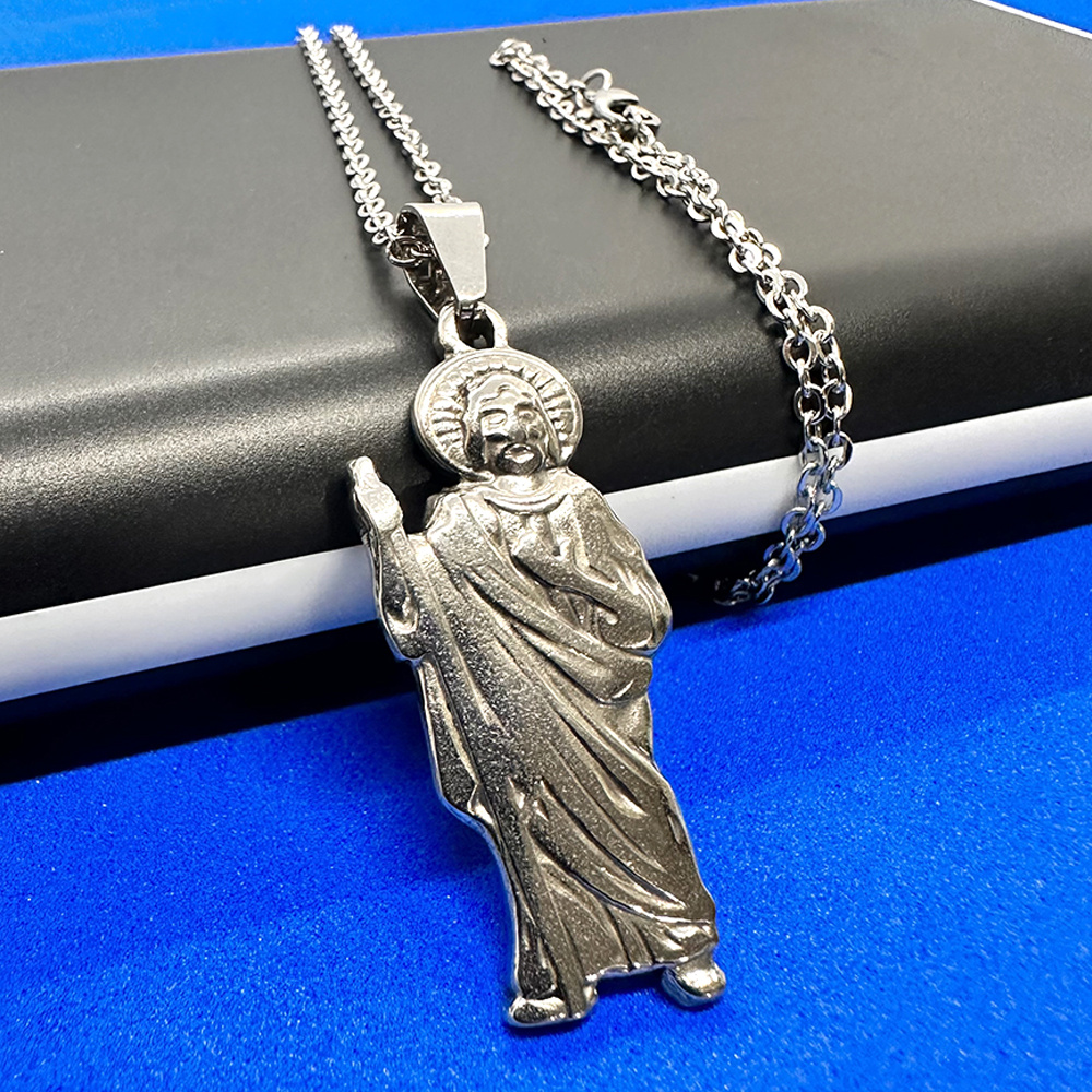 Mens 20 inch on sale stainless steel necklace