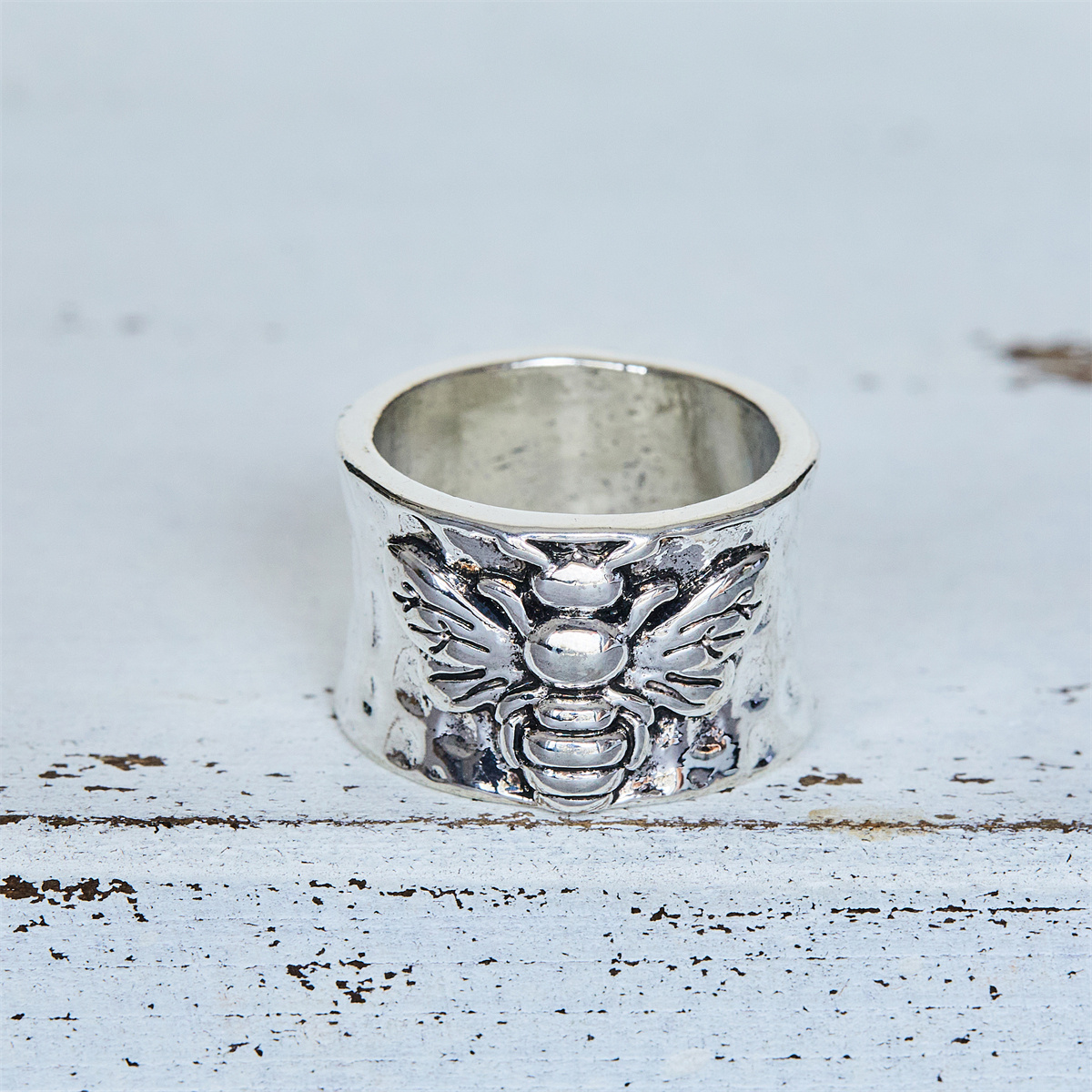 1pc Bague En Alliage Zinc Argent Style Boh mien Motif Temu France