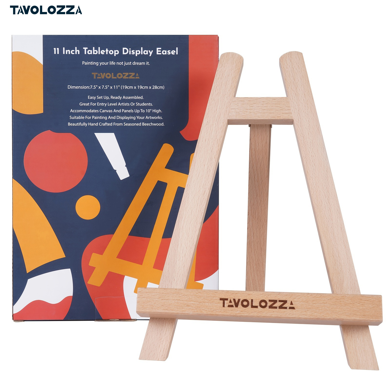 Tavolozza Portable Easel Art Set With Canvas Square - Temu