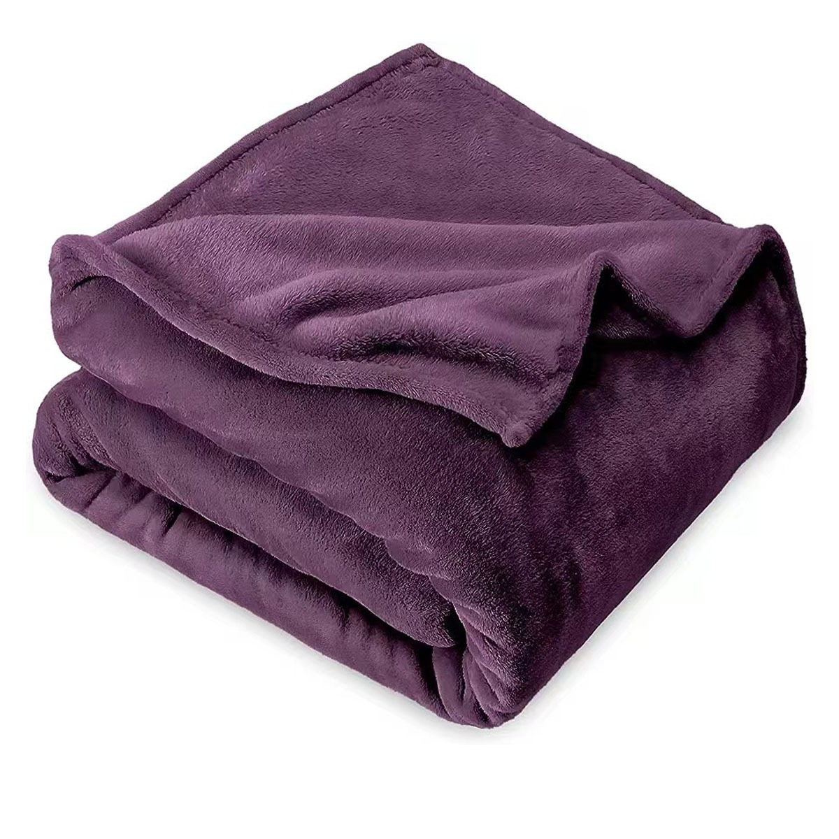 TEMU 1pc Dark Purple Blanket, Large Double Super Soft Plush Blanket, Bohemian Style Blanket, Nap Blanket, Sofa Blanket, Car Blanket, Camping Blanket