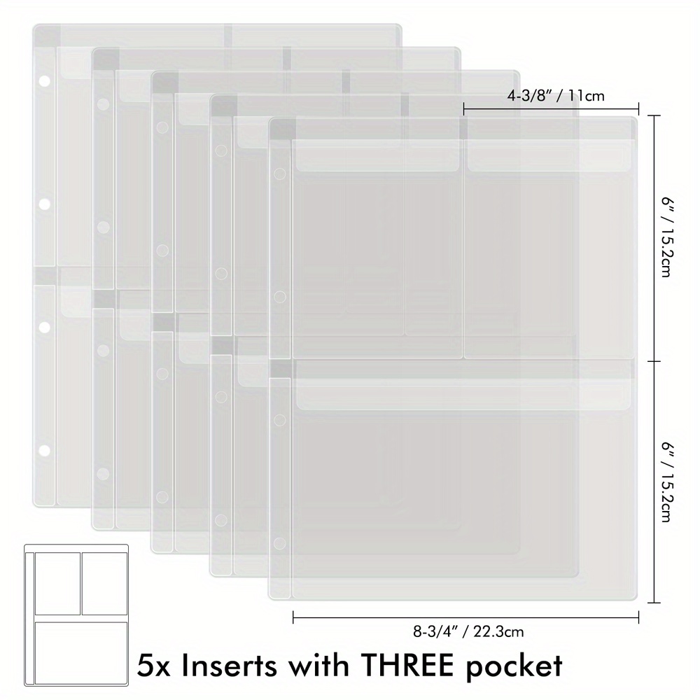 A4 Die Storage Book Binder Multi-Purpose Die/Stamp Storage Folder Pockets  Backing Card Page Protectors Pockets Inserts Organizer - AliExpress