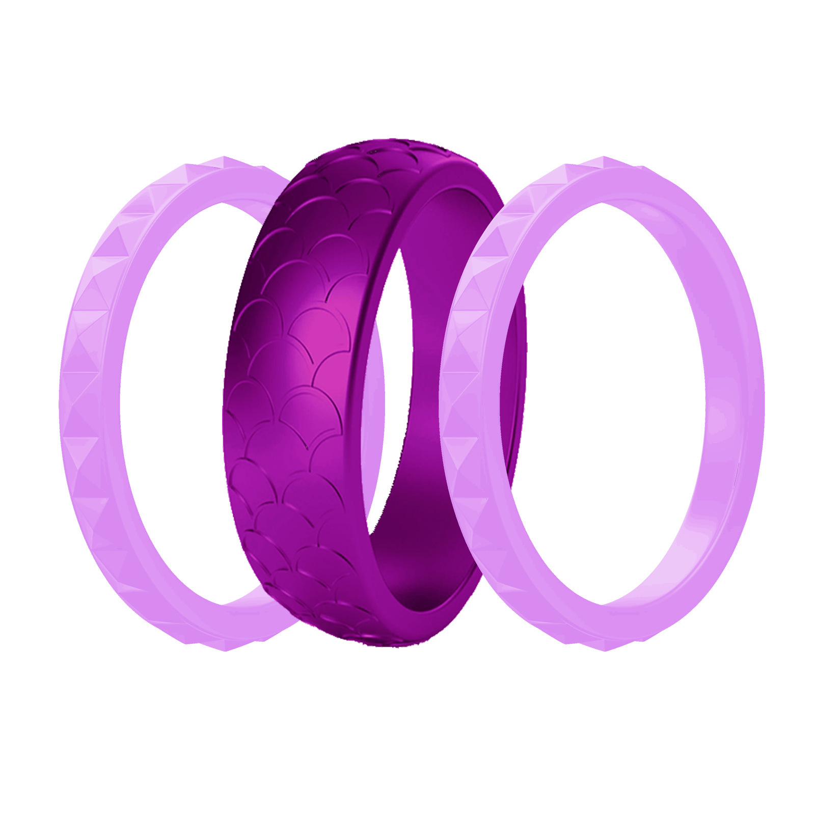 Mens purple clearance silicone ring