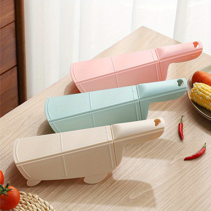 1pc, Foldable Cutting Board, Portable Plastic Chopping Board, Can Be Turned  To Flexible Scoop, Outdoor Portable