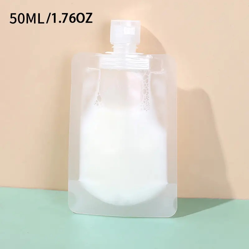 3pcs Travel Lotion Dispensing Bottle Cosmetic Water Portable Disposable Bag