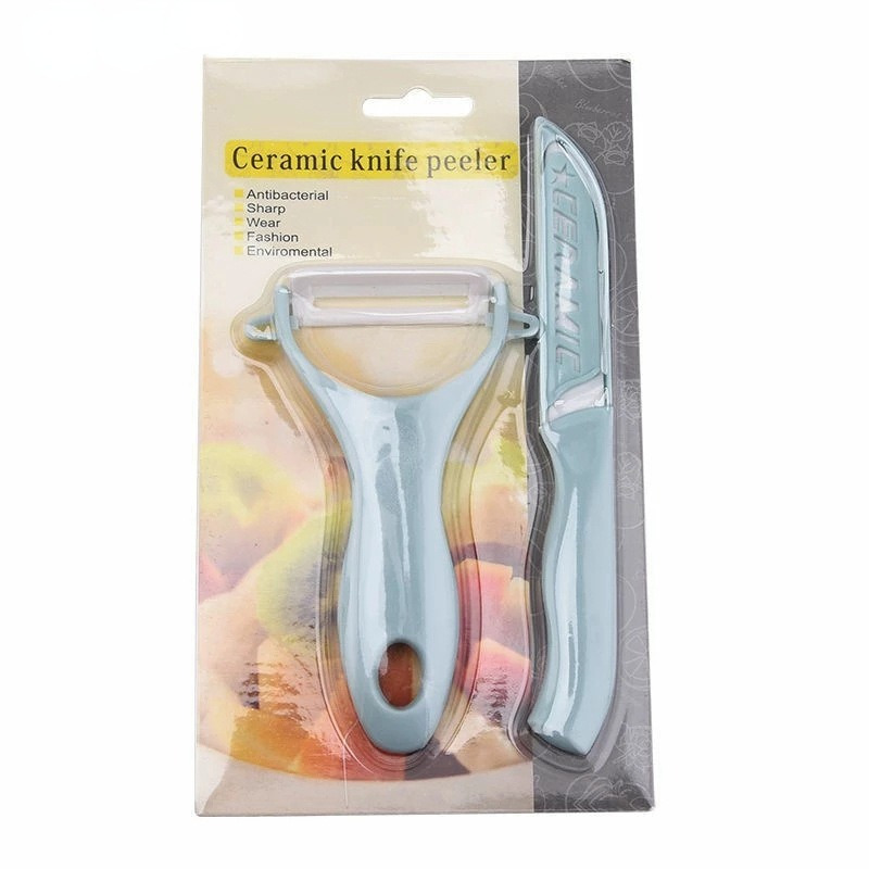 Ceramic Peeler, Fruit Knife Set, Kitchen Multifunctional Peeler, Two-piece  Set, Vegetable And Melon Shaver - Temu