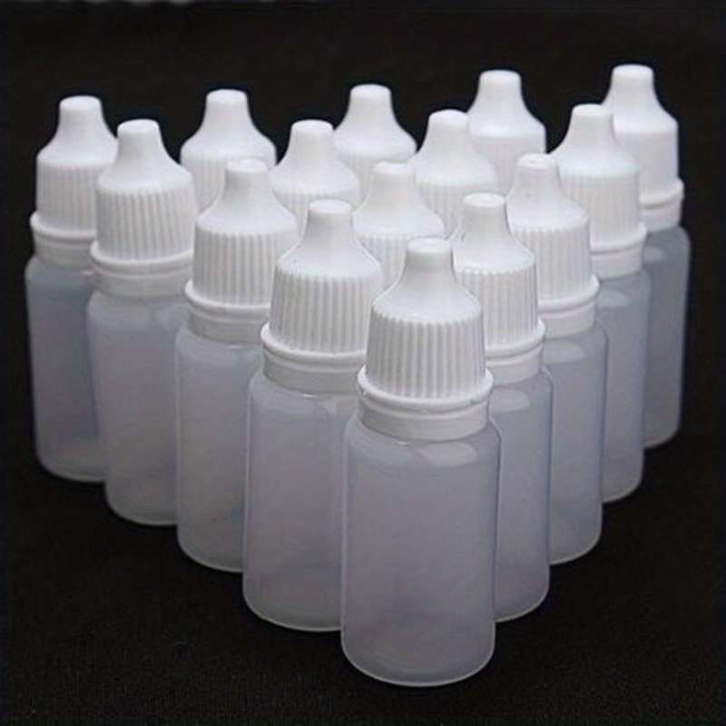 Flacons compte-gouttes vides en plastique PE souple de 15ml, flacons compte- gouttes avec bouchon d'aiguille à vis, 20 pièces - AliExpress