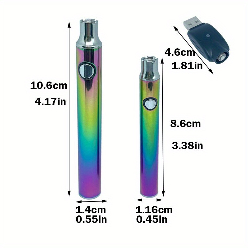 New 350/1100mah 510 Thread Battery Pen Solder Iron Iridescence
