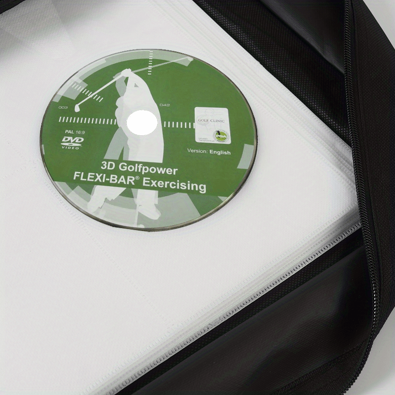 400 個容量 CD/DVD ケース PU レザー耐久性 ポータブル CD DVD ストレージホルダー 家 - Temu Japan