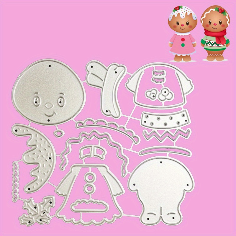 ZFPARTY Nesting Gingerbread Man Metal Cutting Dies Stencils for DIY  Scrapbooking Decorative Embossing DIY Paper Cards - AliExpress