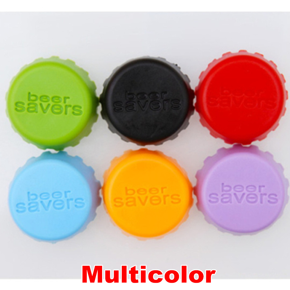 New Reusable Silicone Bottle Fresh-keeping Cap Sealed Beer Bottle Cap  Vinegar Soy Sauce Bottle Soda Cola Cap Wine Protective Stopper